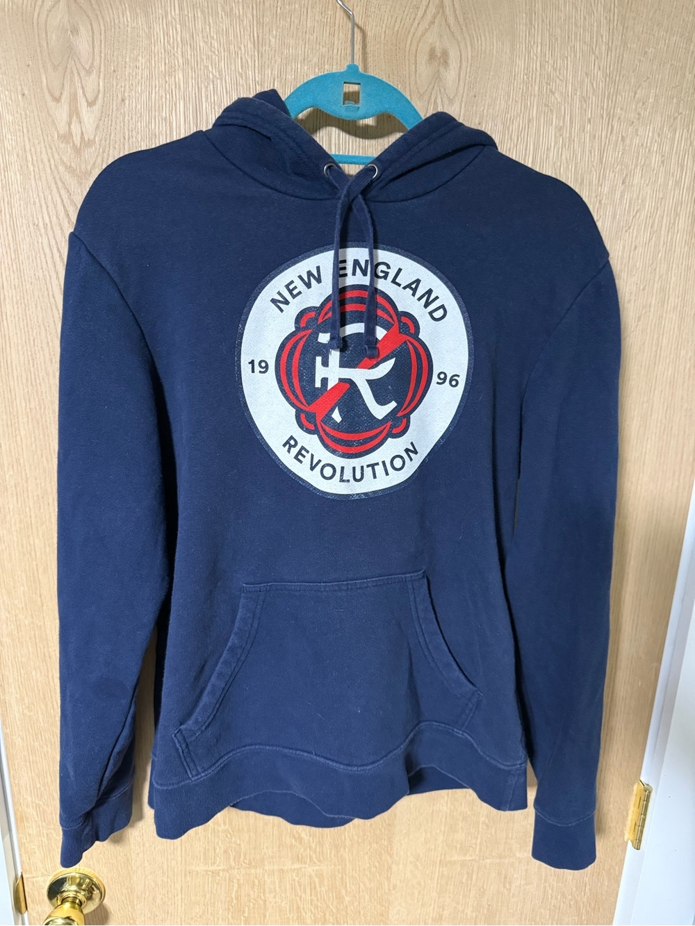 Fanatics Navy Hoodie New England Revolution Soccer Medium